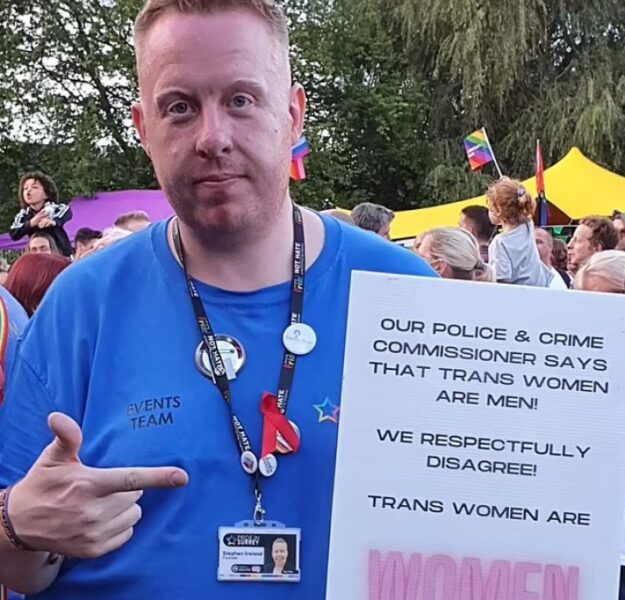 Stephen Ireland paedophile trans rights rapist Surrey Pride stephen ireland paedophile trans rights rapist surrey pride