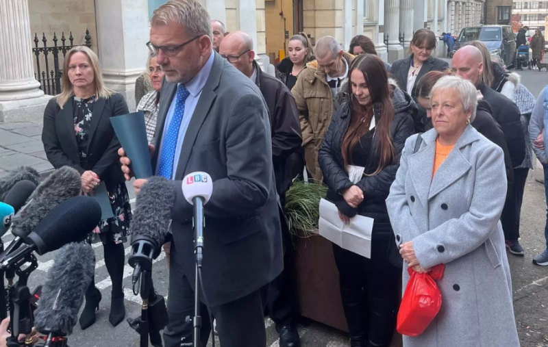 Det Supt Gary Haskins senior investigating officer speaking to the media outside Bristol Crown Court Det Supt Gary Haskins, senior investigating officer, speaking to the media outside Bristol Crown Court