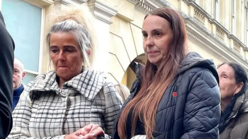 Masons mum Nikki Knight left and Maxs mum Leanne Ekland right Mason's mum Nikki Knight (left) and Max's mum Leanne Ekland (right)