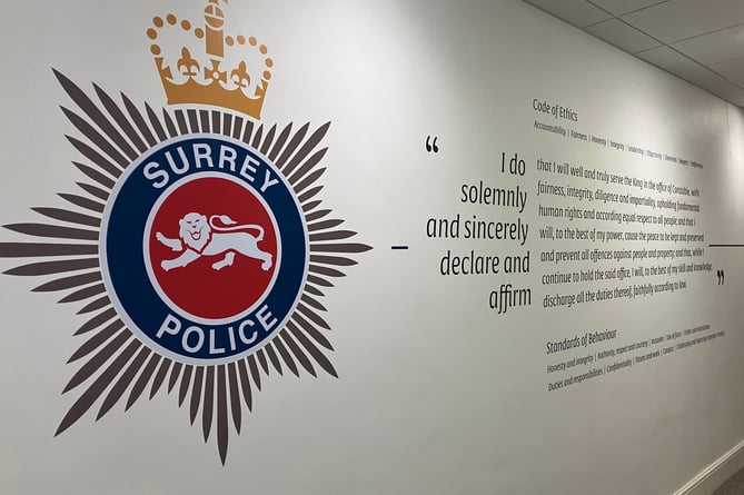 Tina Anscombe Surrey police officer