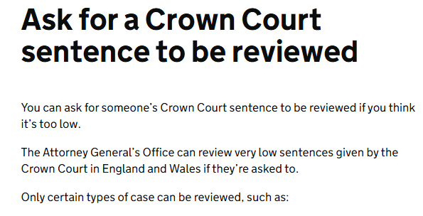 Appeal A Peadophile's Sentence