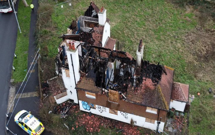 Kings Drive Eastbourne Arson