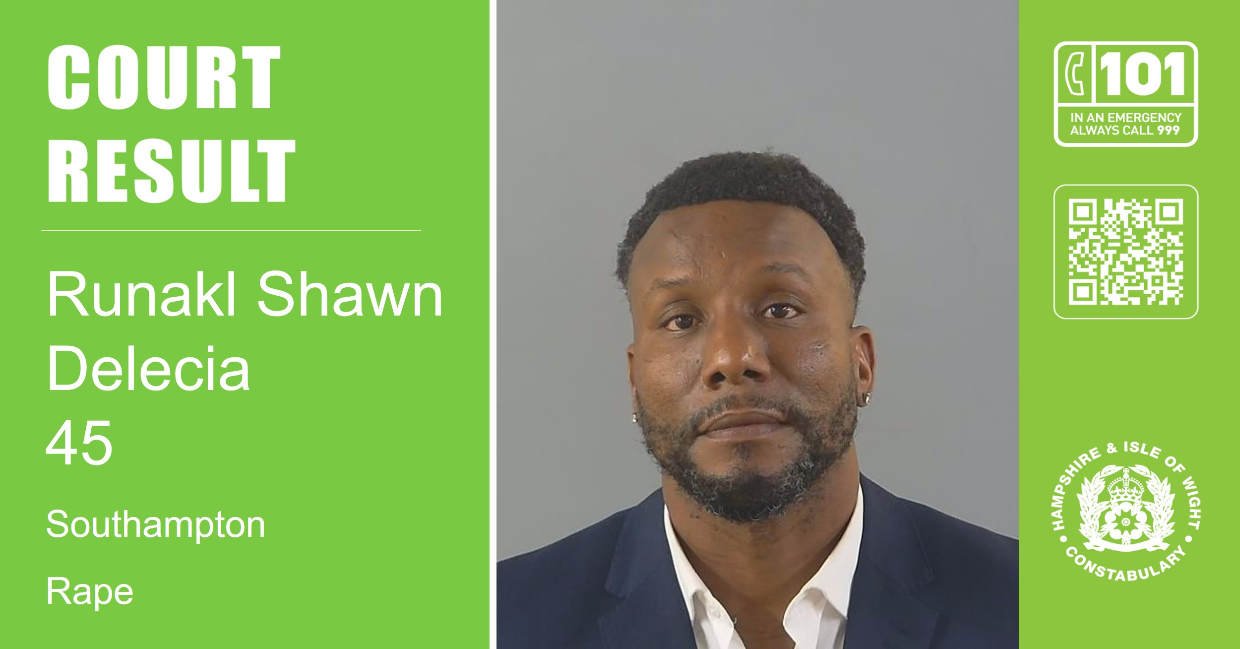 Runakl Shawn Delecia Bristol Rapist
