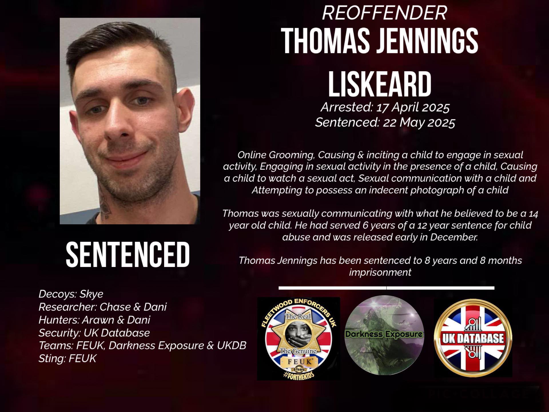Thomas Jennins Liskeard Paedophile