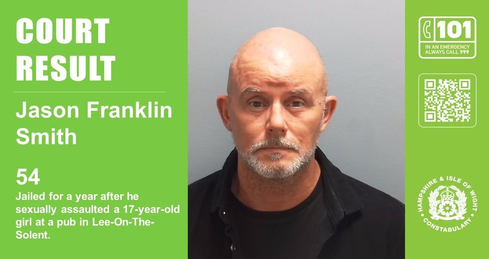 Jason Franklin Smith Waterlooville Sexual Assault